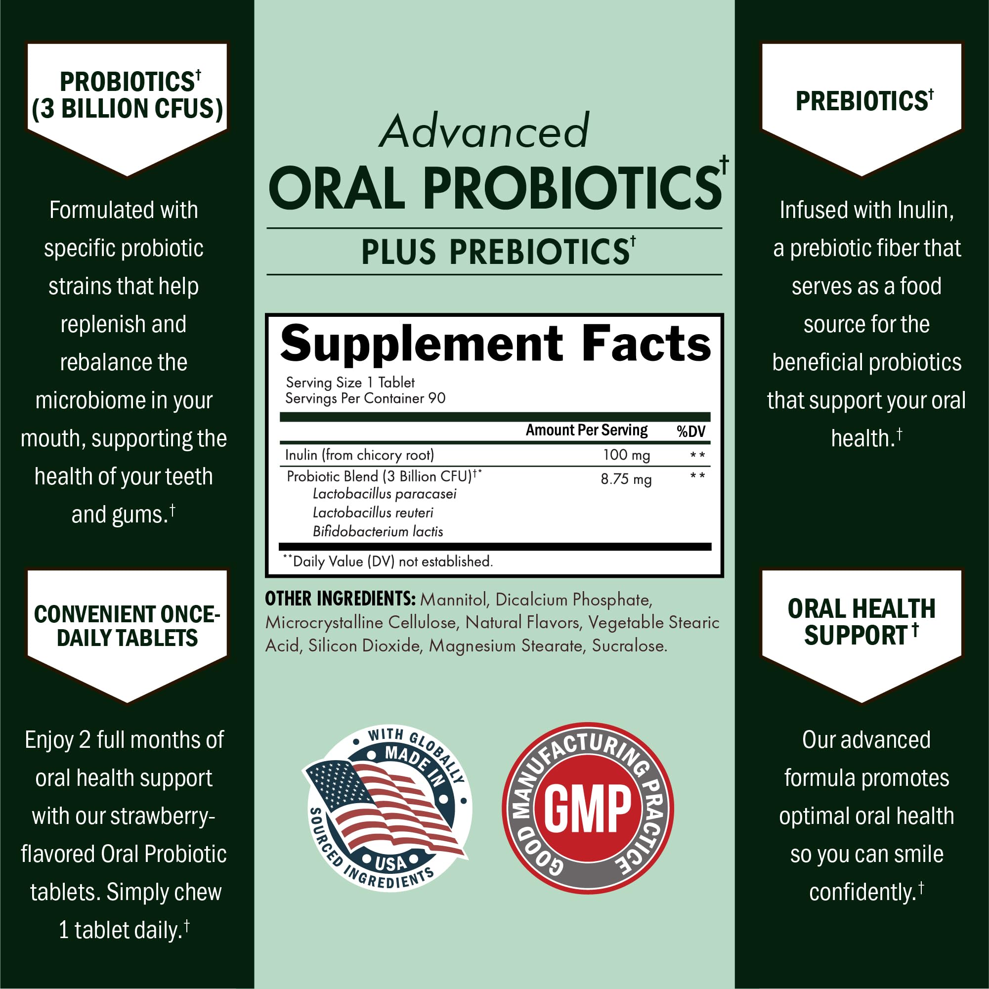 BioSchwartz Oral Probiotics 3 Billion CFU packaging