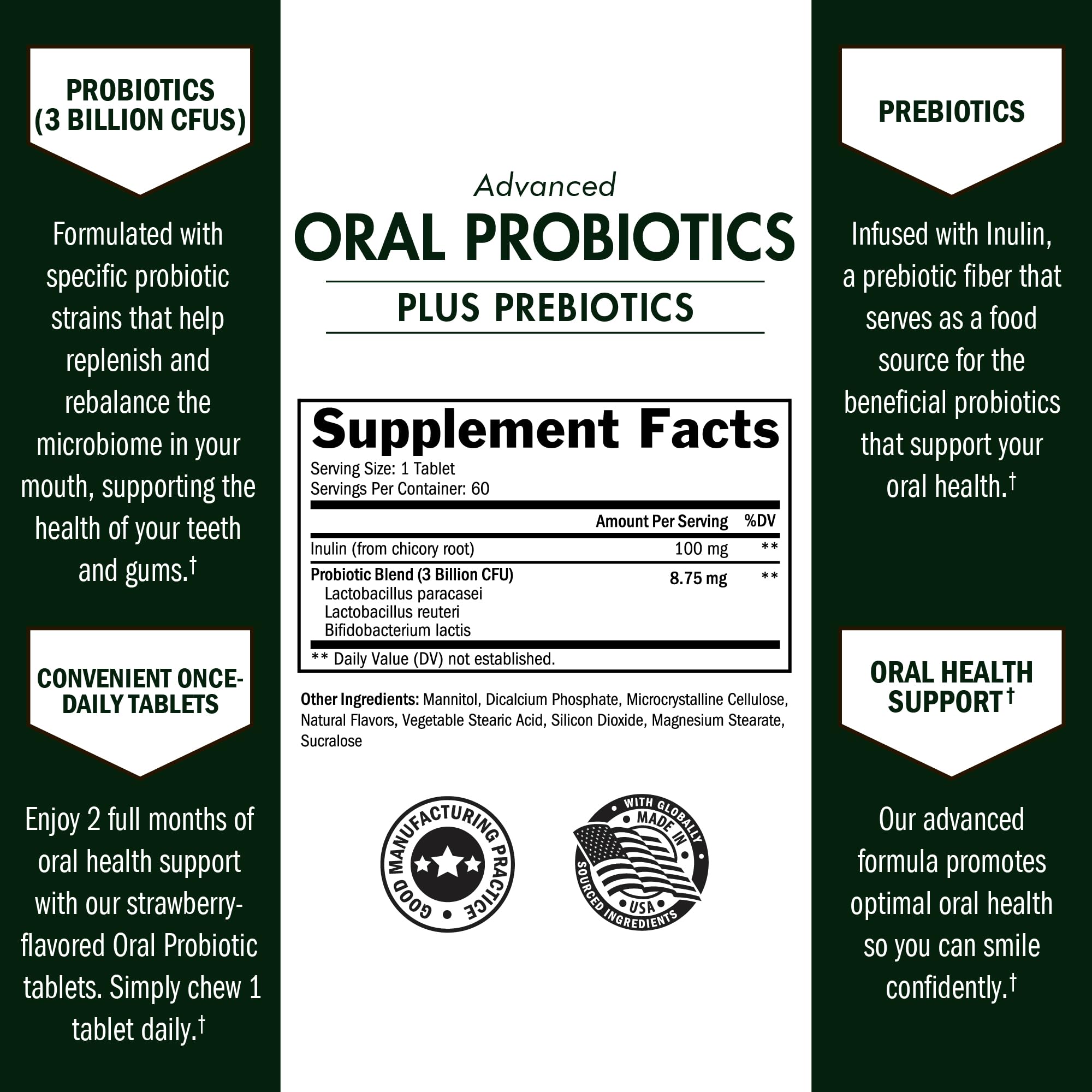 BioSchwartz Oral Probiotics supplement capsules close-up