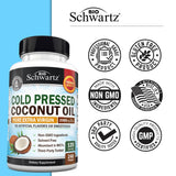 BioSchwartz Organic Coconut Oil Softgels close-up of softgel