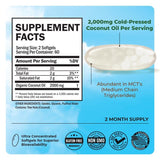 BioSchwartz Organic Coconut Oil Softgels in hand