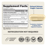 BioSchwartz Probiotic and Prebiotic Supplement with organic ingredients