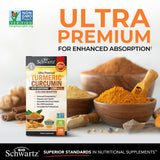 BioSchwartz Turmeric Curcumin 1500mg packaging