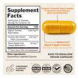 BioSchwartz Turmeric Curcumin capsules with BioPerine
