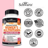 BioSchwartz Women's Multivitamin 100g capsules on a table