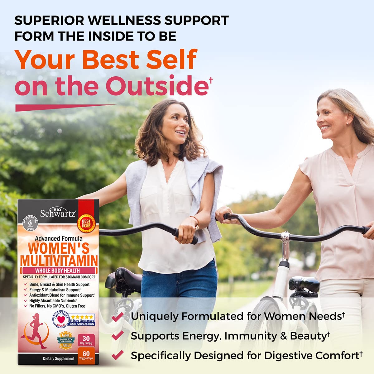 BioSchwartz Women's Multivitamin 100g side view