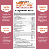 BioSchwartz Women's Multivitamin 50+ 60 Capsules with dosage details