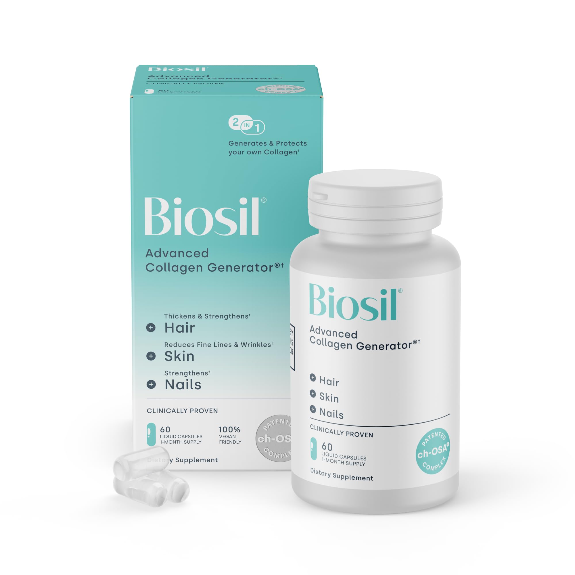 Biosil Collagen Generator 50g front view packaging