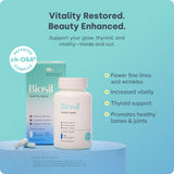 Biosil Collagen Generator 77g back view with ingredient list