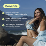 Biosil Collagen Generator 91g on a wooden table