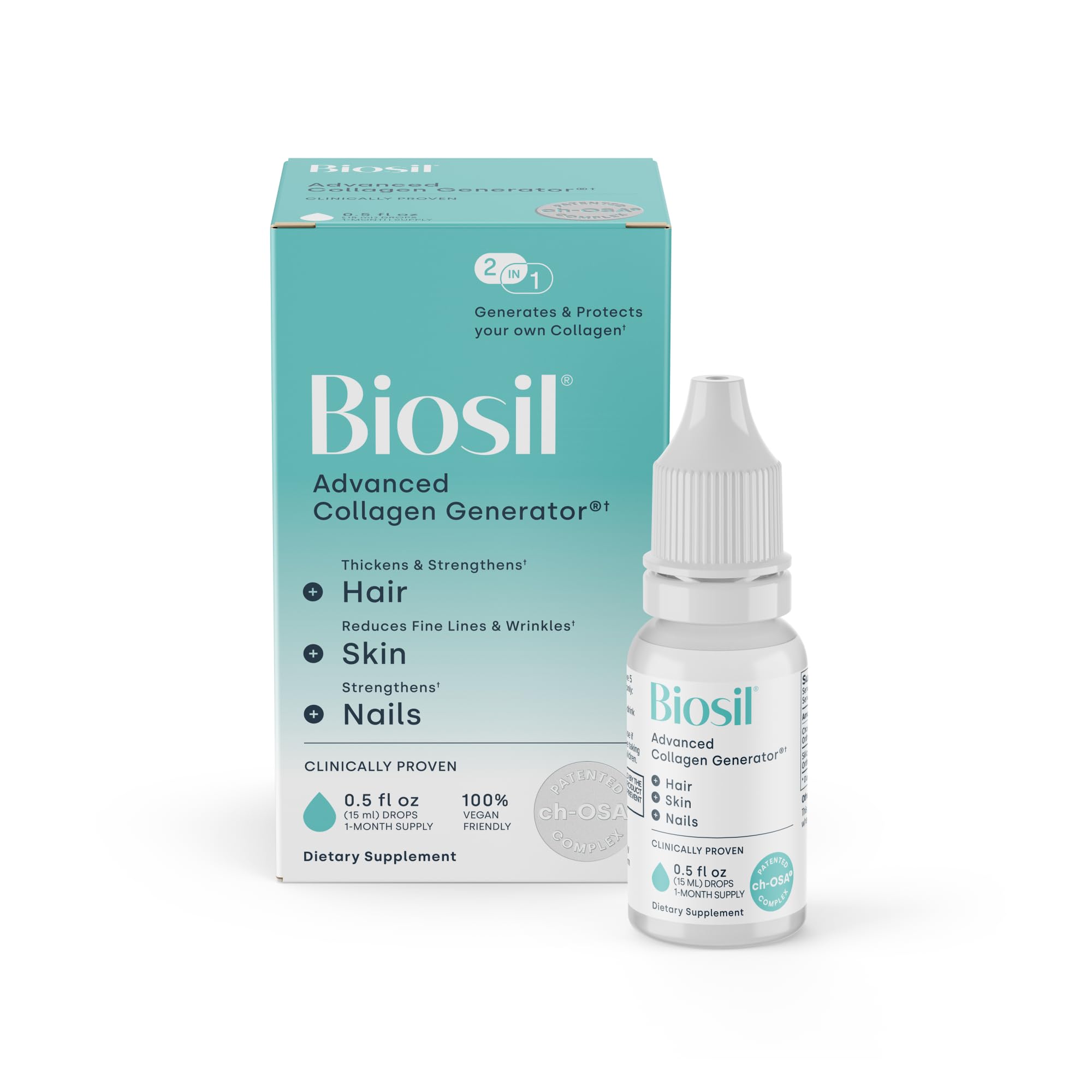 Biosil Collagen Generator Liquid Drops 41g front view
