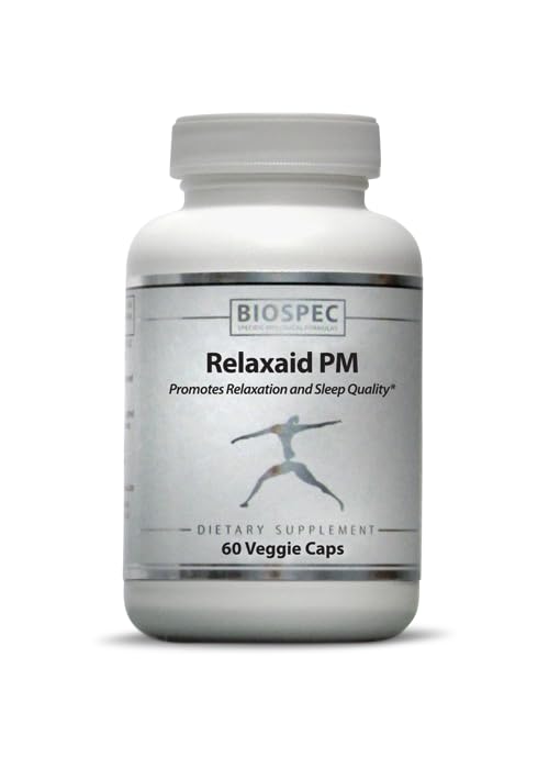 BIOSPEC NUTRITIONALS daily wellness PM 60 Count capsule bottle front view