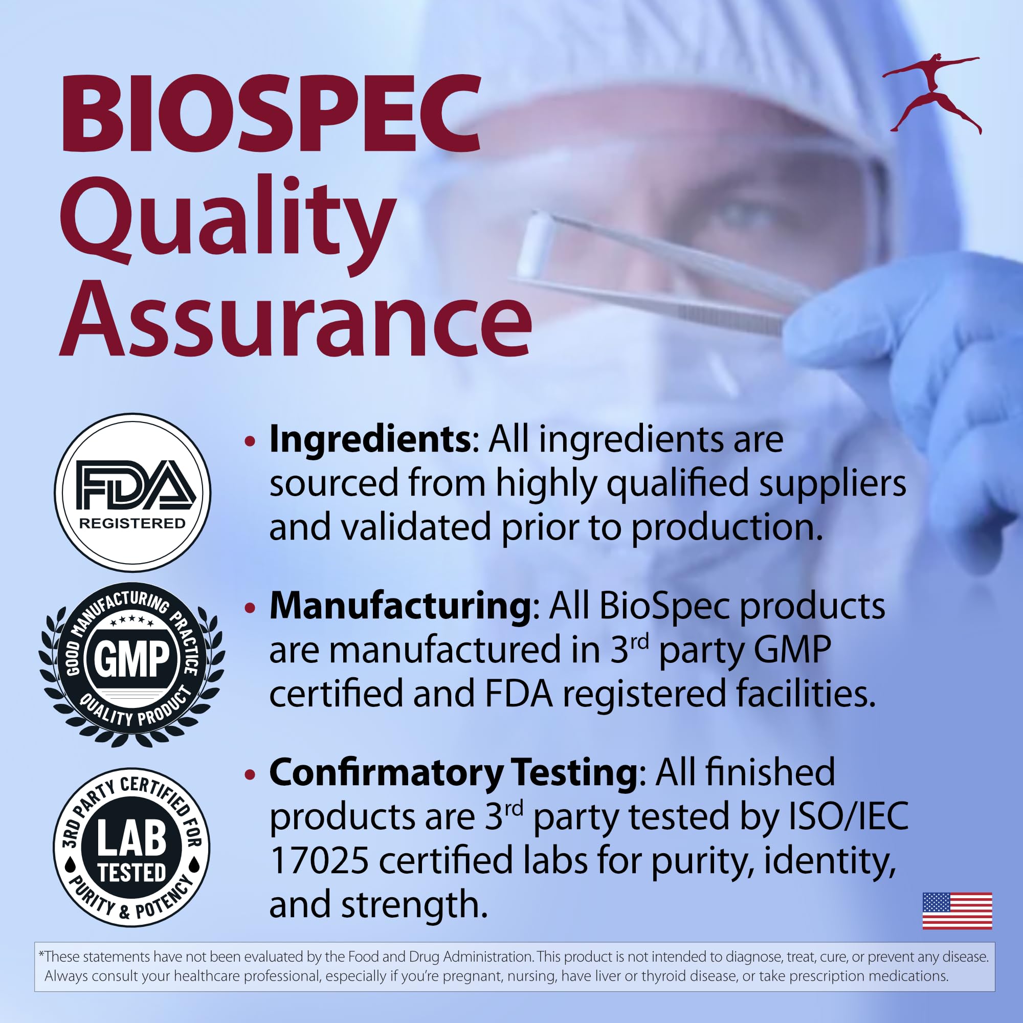 BIOSPEC NUTRITIONALS daily wellness PM 60 Count capsule bottle with ingredients list