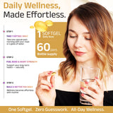 Biosyntra Vitamin D3 + K2 softgel bottle with coconut oil