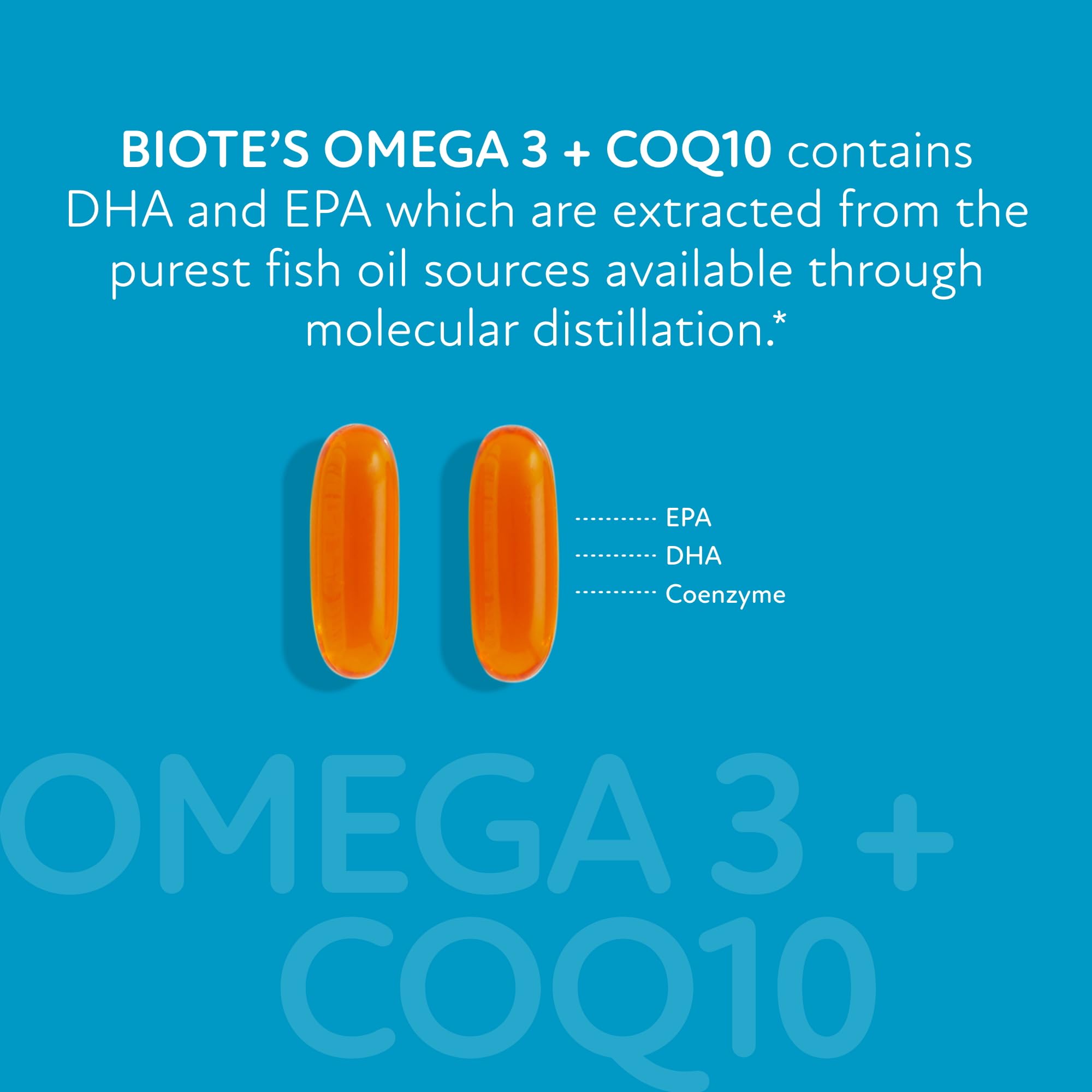 Biote Omega-3 Fatty Acids Supplement capsules