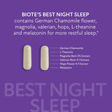 Biote Sleep Supplement side view of packaging