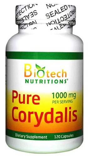 Biotech Nutritions Corydalis Yan Hu Suo Root 1000 mg front view