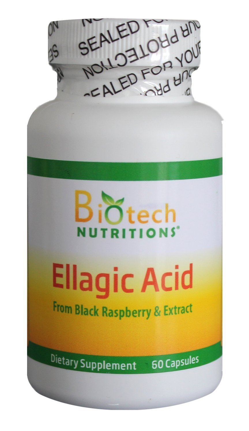 Biotech Nutritions Ellagic Acid 1120 mg 60 vegetable capsules front view