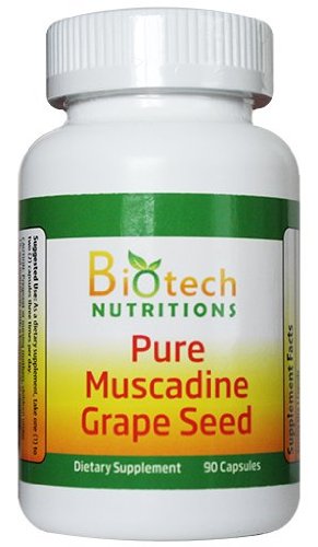 Biotech Nutritions Grape Seed Extract 650mg capsules front view