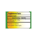 Biotech Nutritions Grape Seed Extract 90 capsules bottle side view