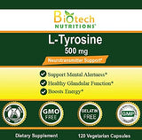 Biotech Nutritions L-Tyrosine capsule close-up