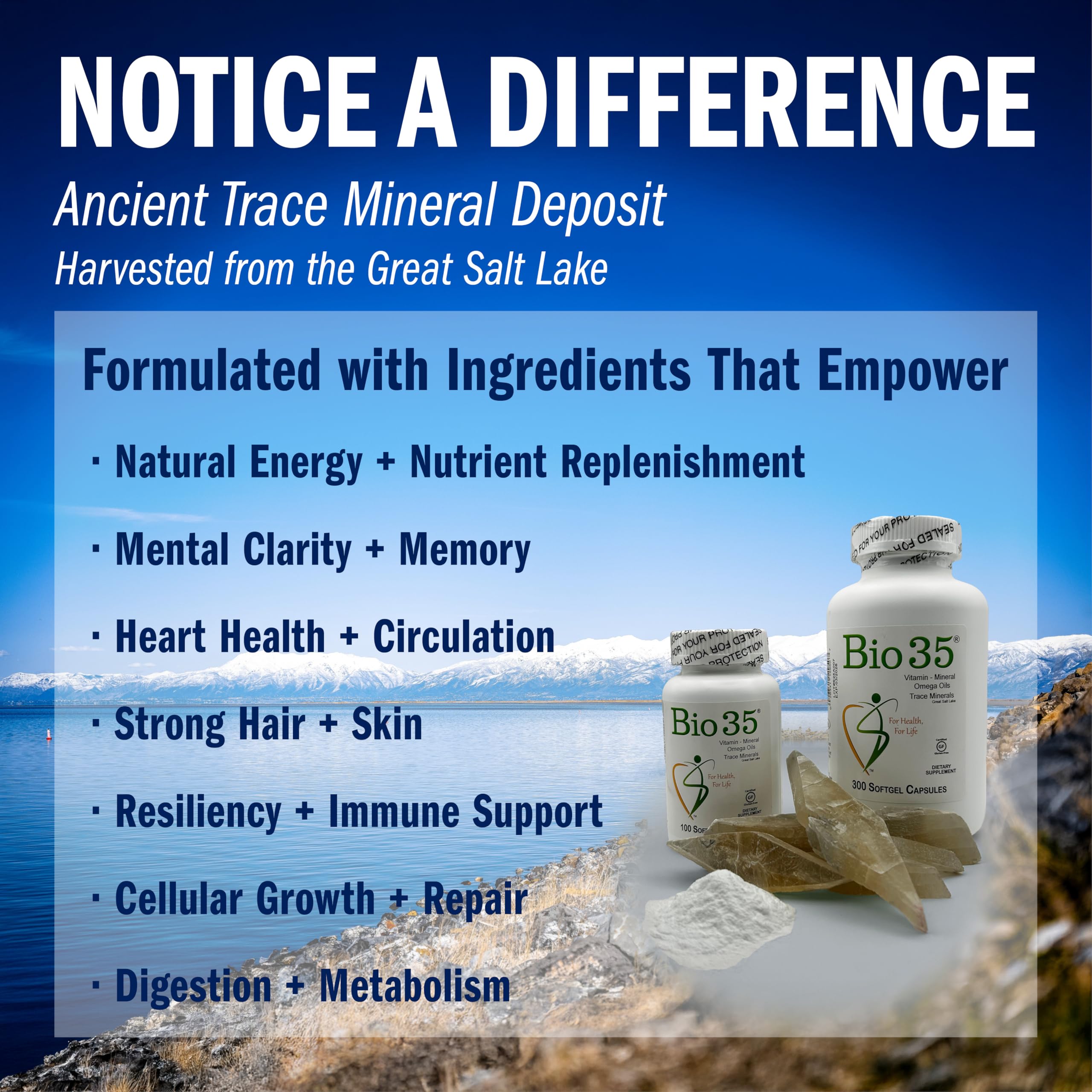 Biotek Bio-35 Multivitamin & Mineral Softgel with dosage information
