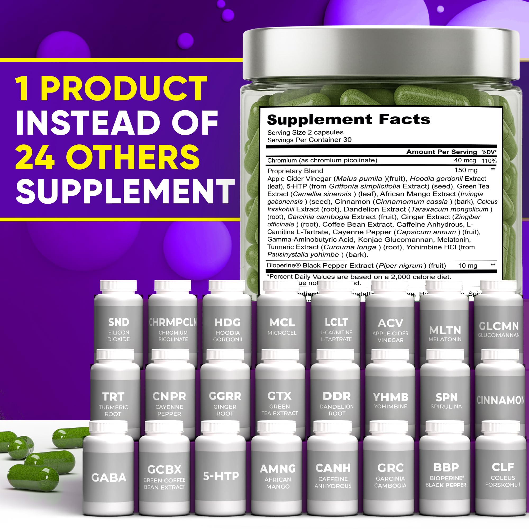 BIOTEQUELAB Fat Burner Supplement packaging details