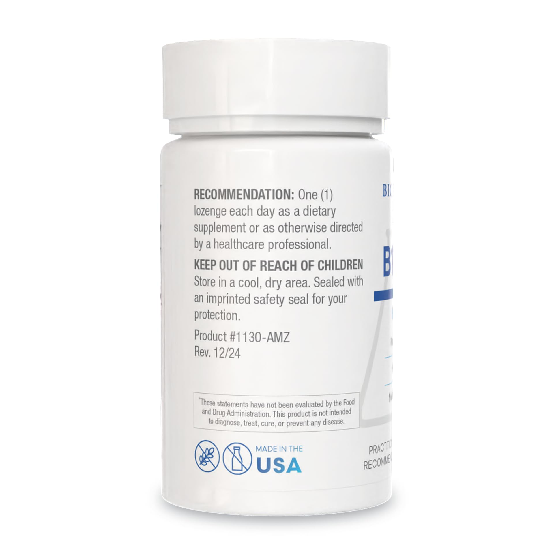 BIOTICS RESEARCH B12 Lozenges showing easy dissolvable feature