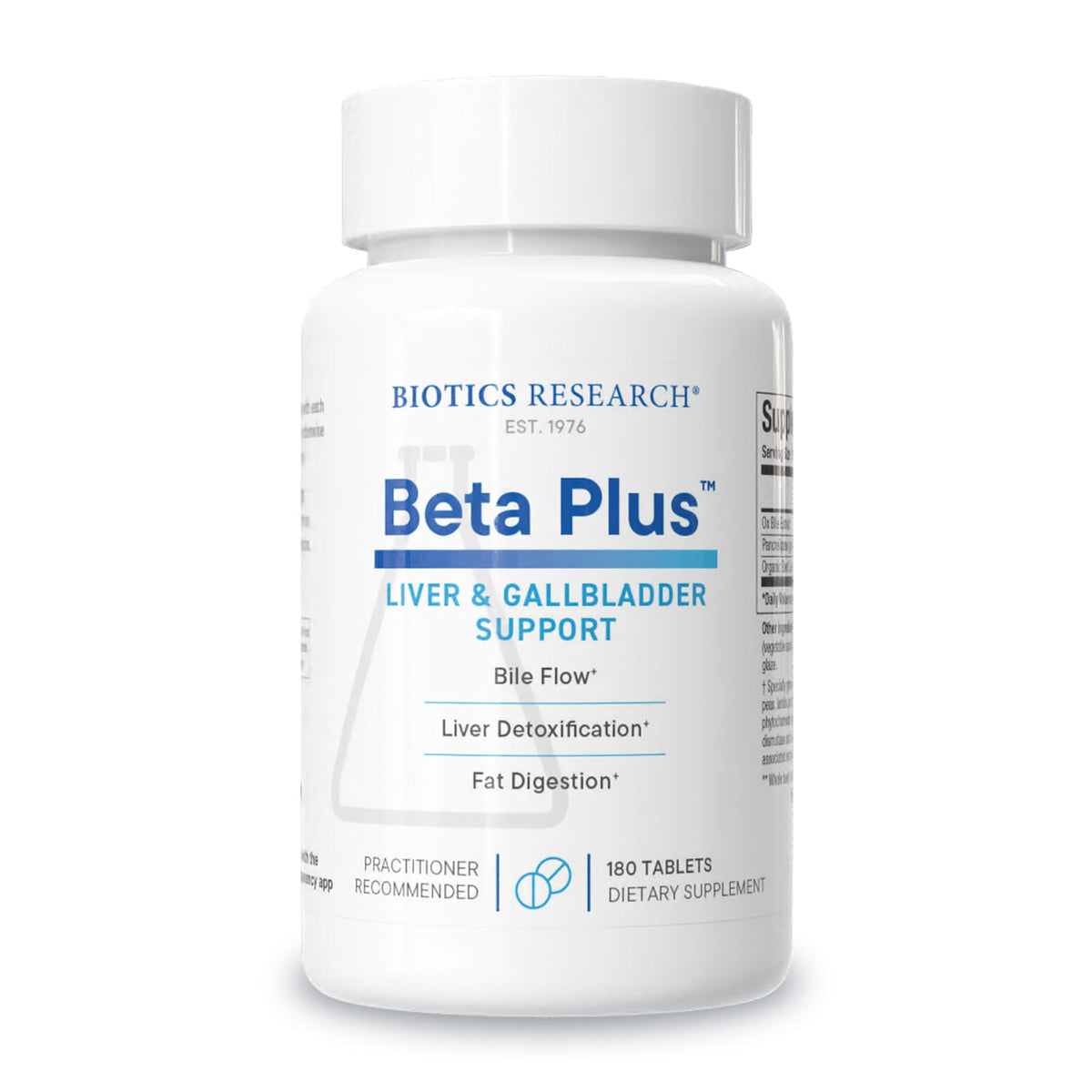 BIOTICS RESEARCH Beta-Plus daily Supplement front view