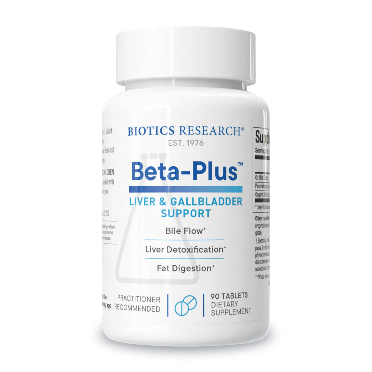 BIOTICS RESEARCH Beta-Plus supplement bottle front view