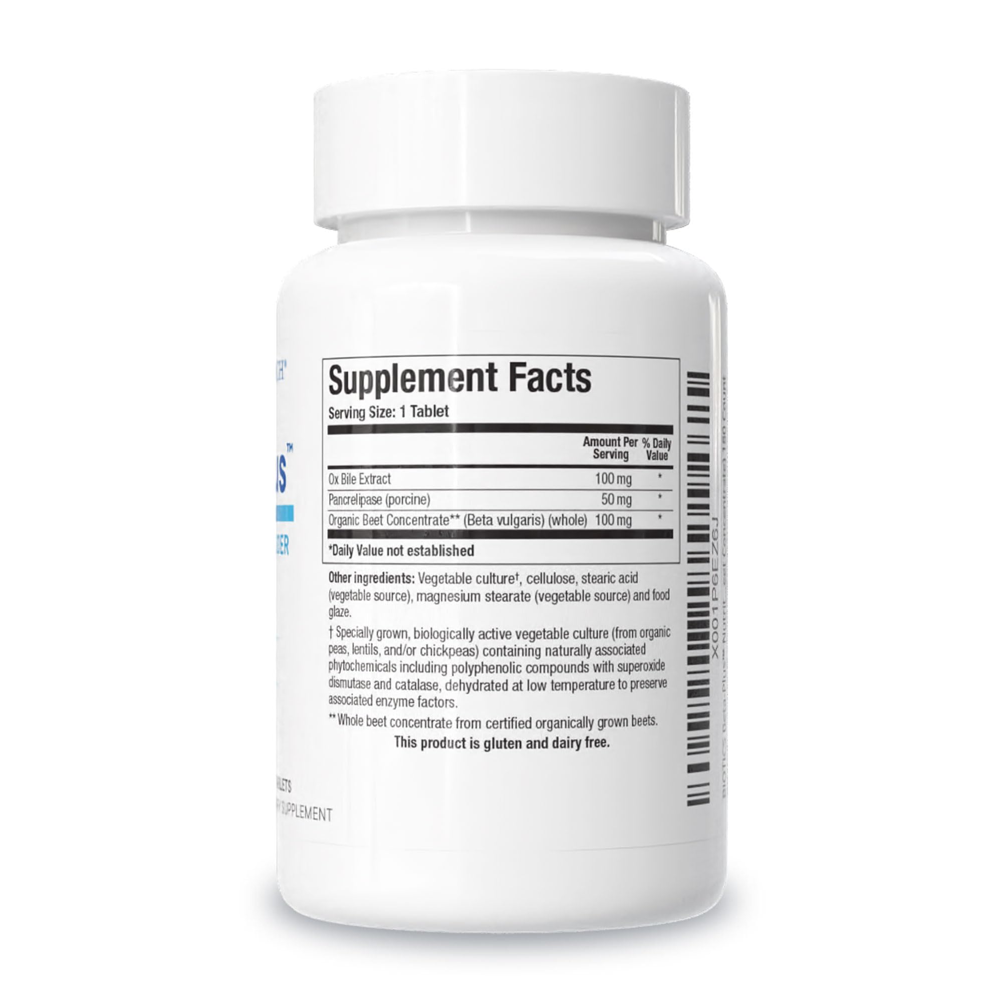 BIOTICS RESEARCH Beta-Plus with fresh beetroot