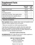 BIOTICS RESEARCH Beta-TCP supplement bottle side view