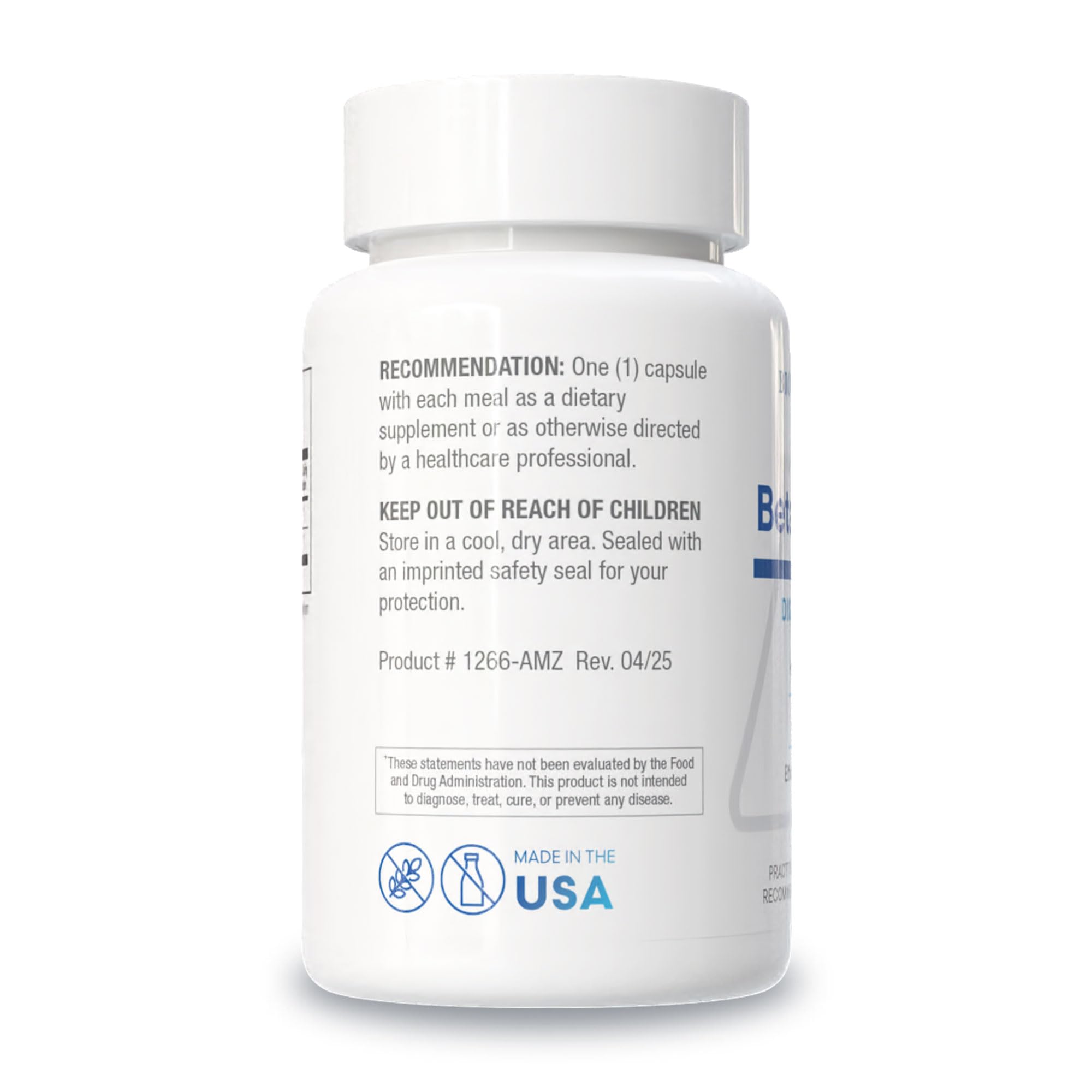 BIOTICS RESEARCH Betaine Plus HP supplement capsule close-up