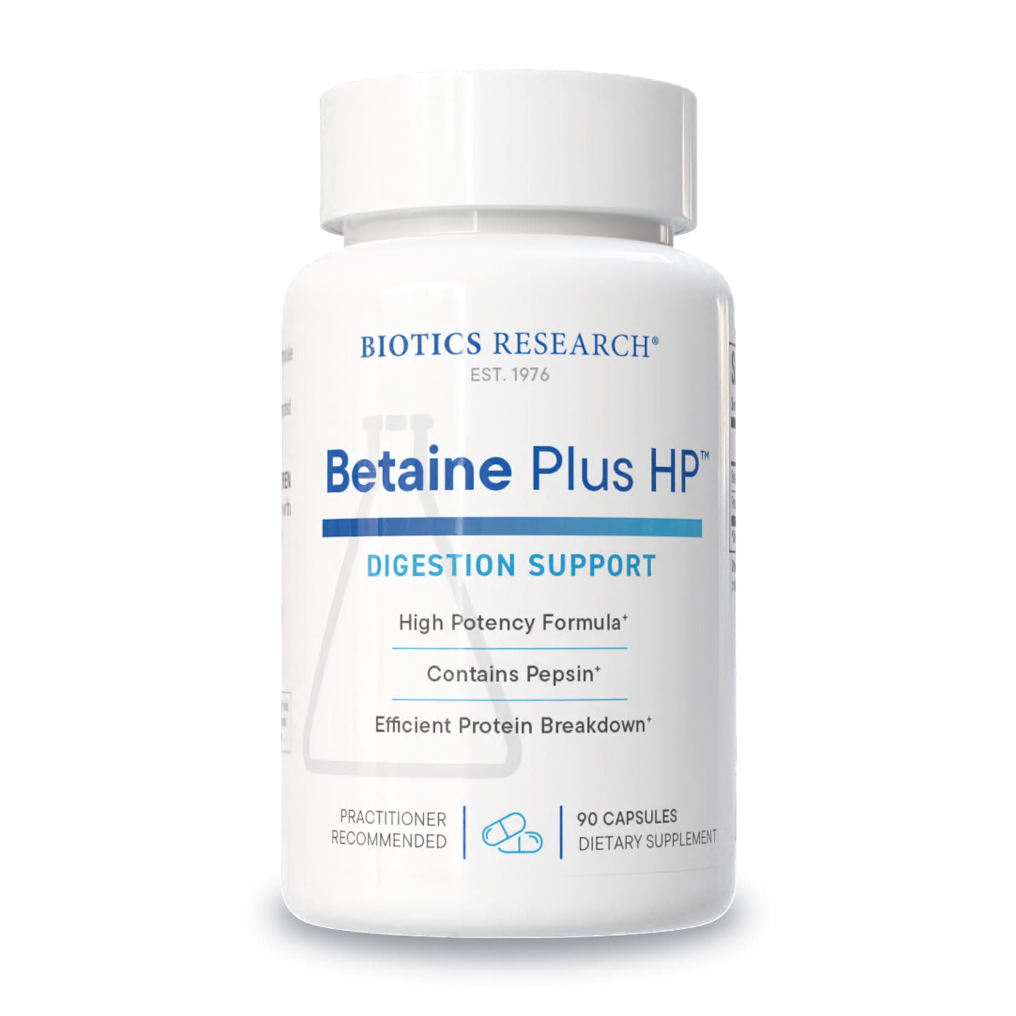 BIOTICS RESEARCH Betaine Plus HP supplement front view