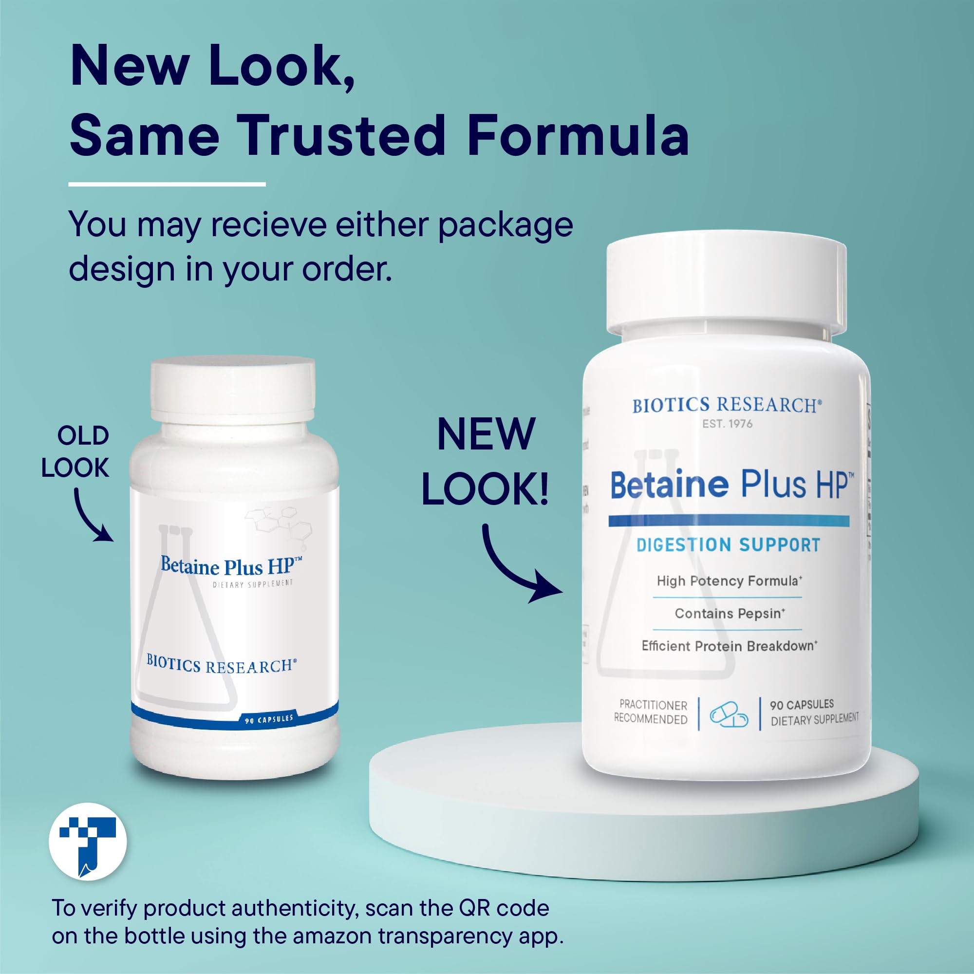 BIOTICS RESEARCH Betaine Plus HP supplement packaging