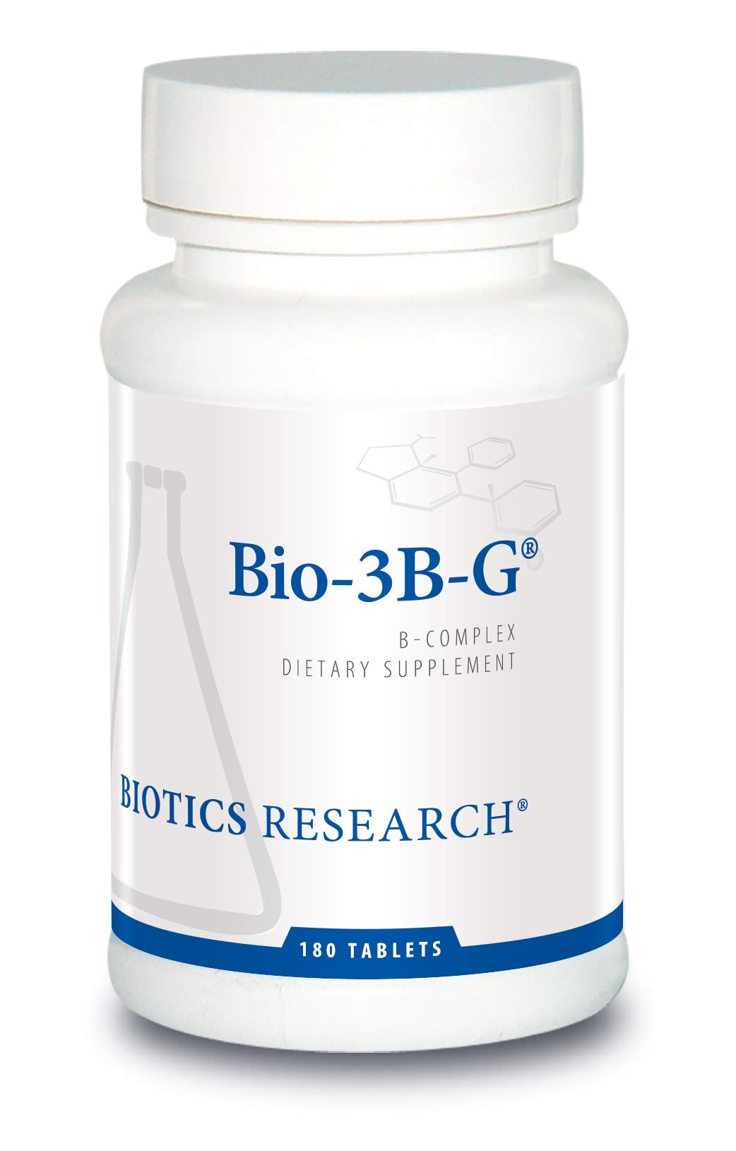 BIOTICS RESEARCH Bio-3B-G B-Complex Supplement front view