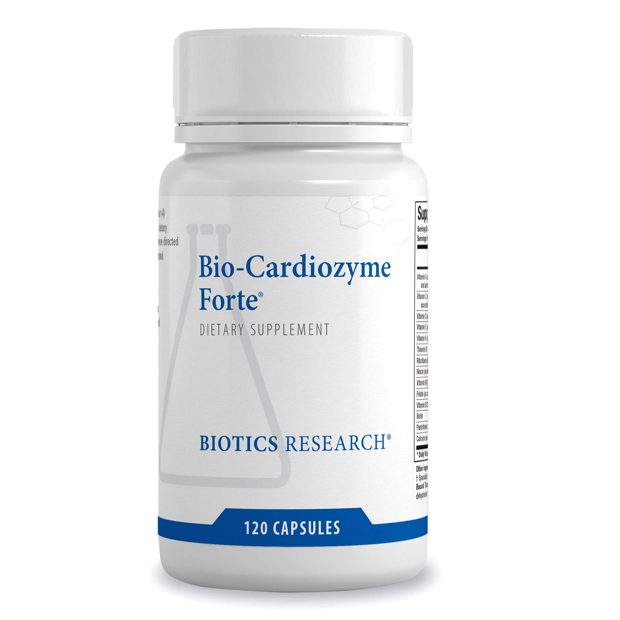 BIOTICS RESEARCH Bio-Cardiozyme Forte supplement front view