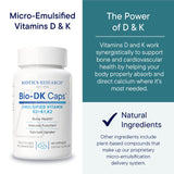 BIOTICS RESEARCH Bio-DK Caps open bottle showing capsules