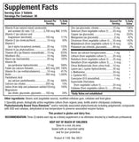 BIOTICS RESEARCH Bio-Multi Plus (Iron Free) 141g supplement back view