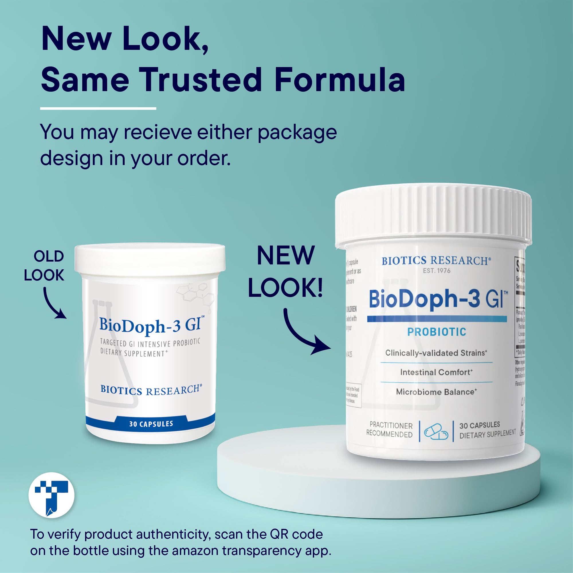 BIOTICS RESEARCH BioDoph-3 GI Probiotic Supplement packaging