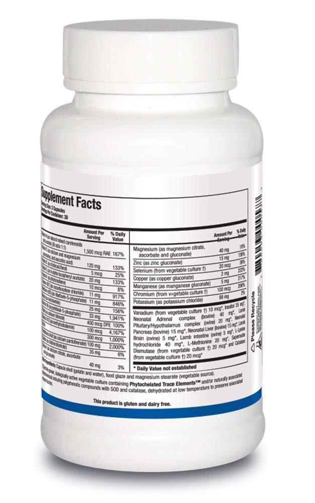 BIOTICS RESEARCH BioGlycozyme Forte supplement side view