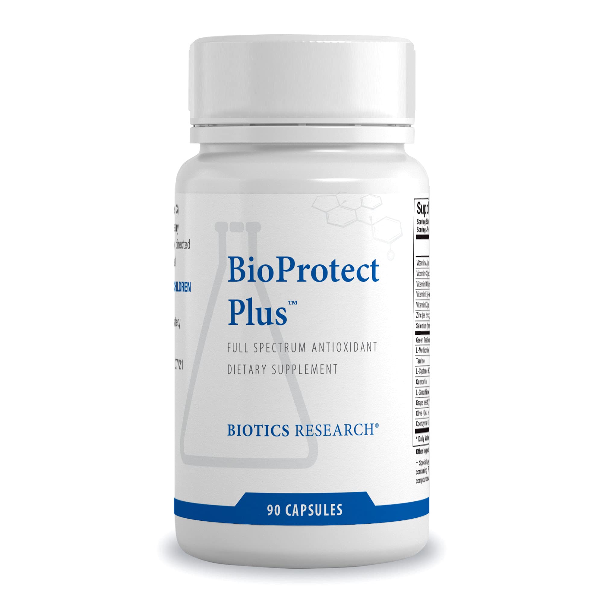 BIOTICS RESEARCH BioProtect Plus Antioxidant Supplement front view