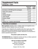 BIOTICS RESEARCH Bromelain Plus CLA 70g back view with ingredients
