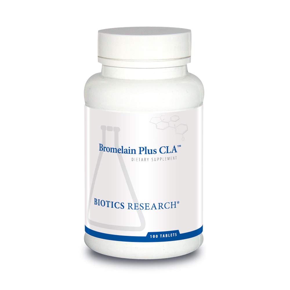 BIOTICS RESEARCH Bromelain Plus CLA 70g front view