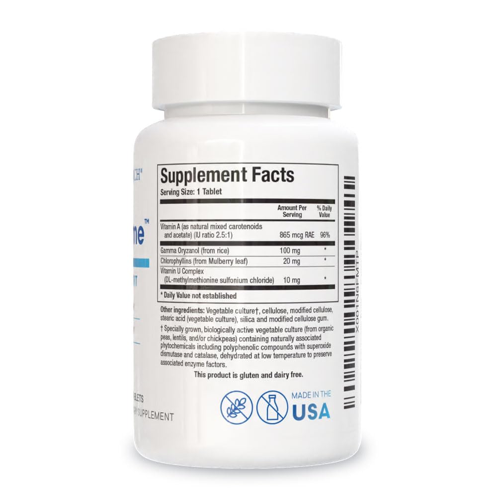 BIOTICS RESEARCH Gastrazyme supplement side view