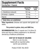 BIOTICS RESEARCH GSH-Plus Antioxidant Supplement side view