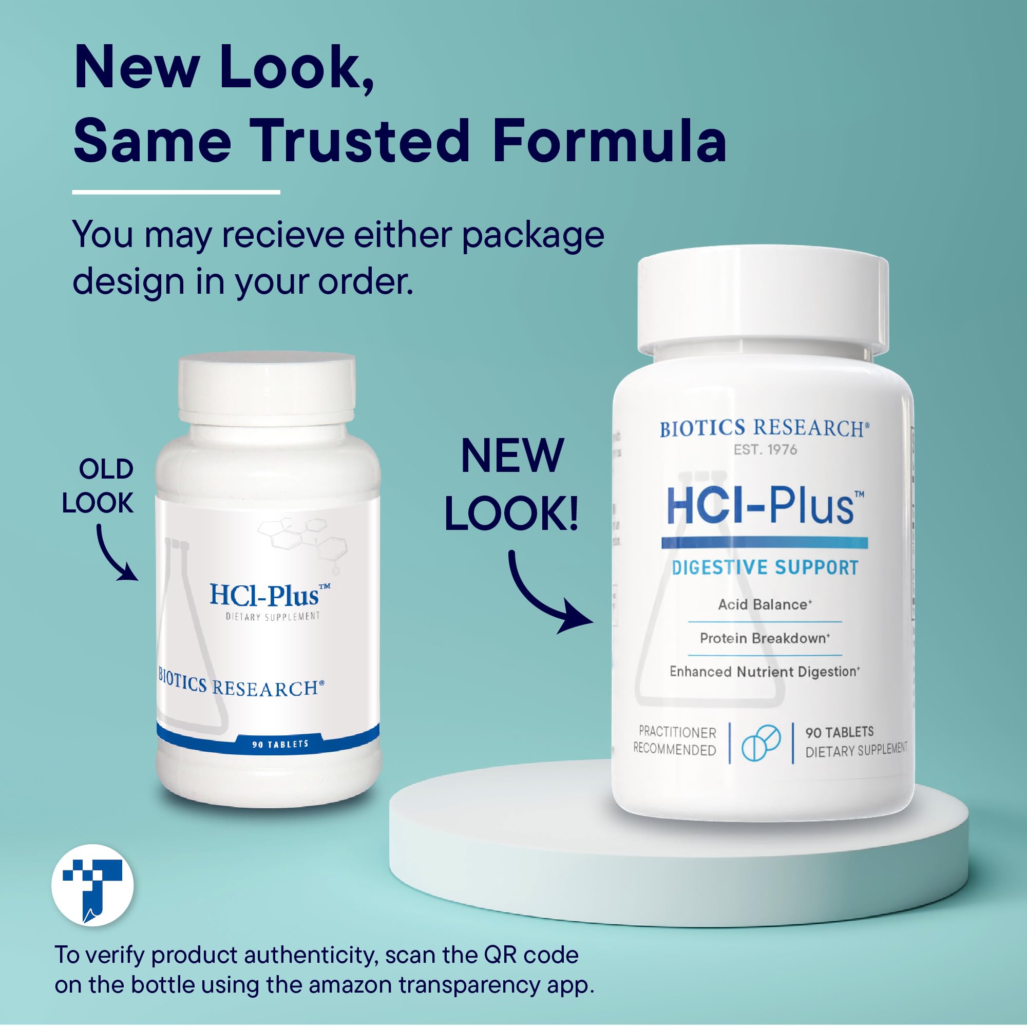 BIOTICS RESEARCH HCl-Plus Supplement ingredients list