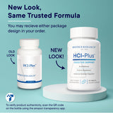 BIOTICS RESEARCH HCl-Plus Supplement ingredients list