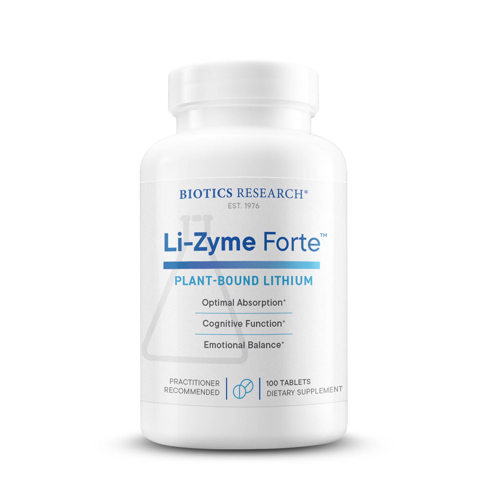 BIOTICS RESEARCH Li-Zyme Lithium Supplement front view