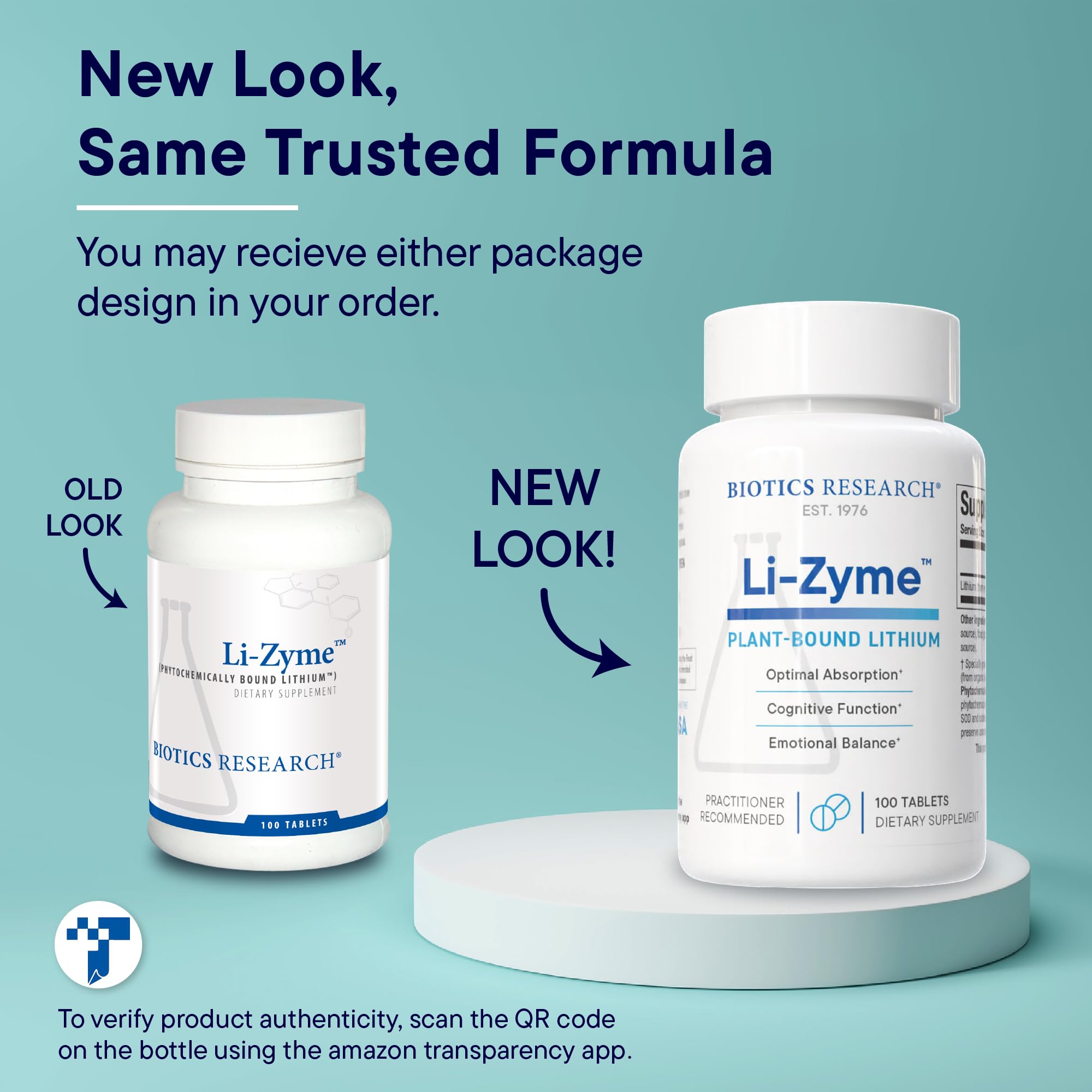 BIOTICS RESEARCH Li-Zyme Lithium Supplement packaging