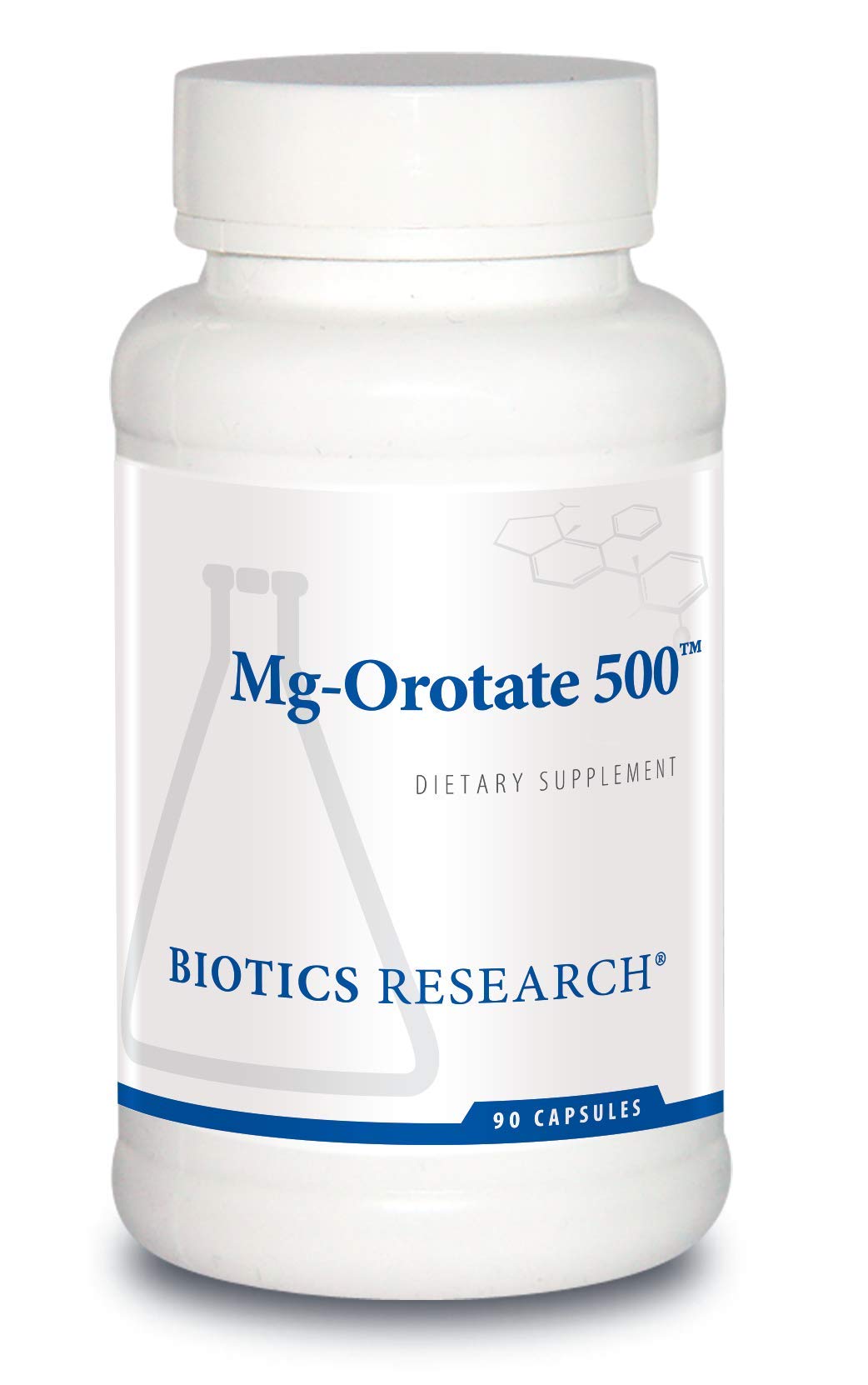 BIOTICS RESEARCH Magnesium Orotate 500mg Supplement front view